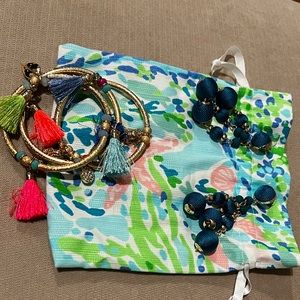 Lilly Pulitzer Bracelet Set with Earrings
